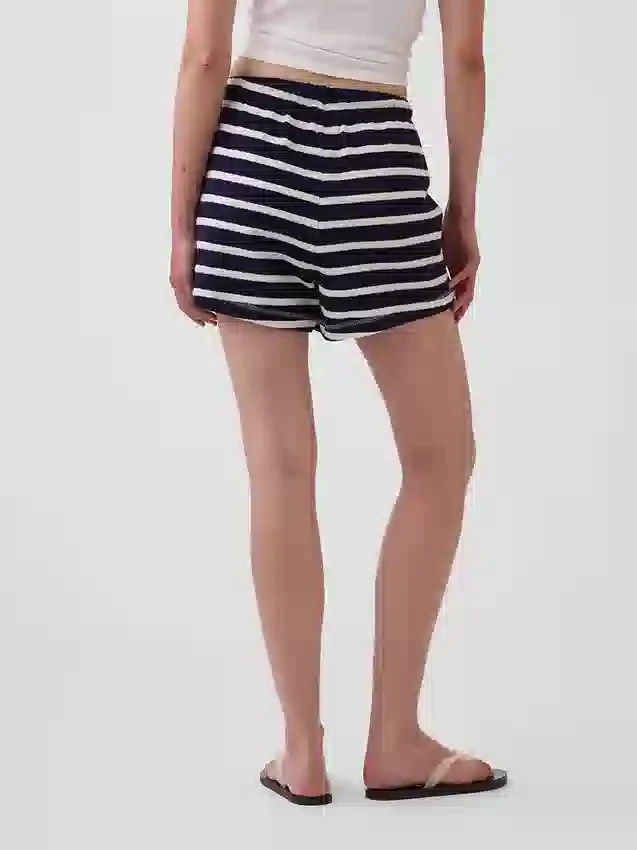 3,5" avslappnade shorts i frotté