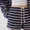 3,5" avslappnade shorts i frotté