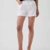 3,5" hög midja, avslappnade raka jeansshorts