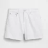 3,5" hög midja, avslappnade raka jeansshorts
