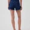 3,5" höga, avslappnade raka jeansshorts i sjömansstil