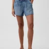 3,5” Lågt sittande, bekväma jeansshorts