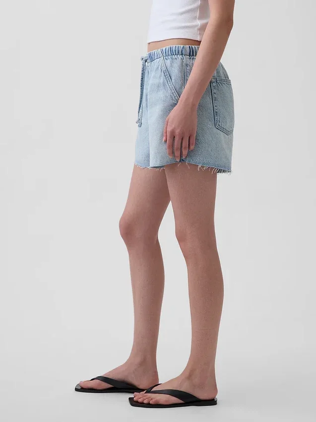 3,5” ultramjuka, lågt sittande, bekväma jeansshorts