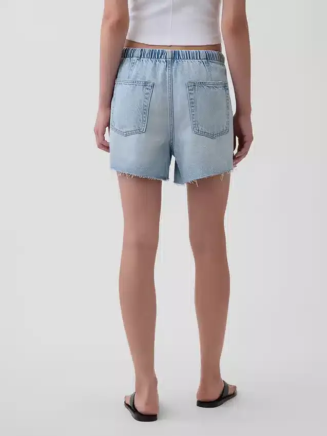3,5” ultramjuka, lågt sittande, bekväma jeansshorts