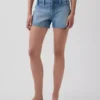 3" jeansshorts med låg midja