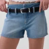 3" jeansshorts med låg midja