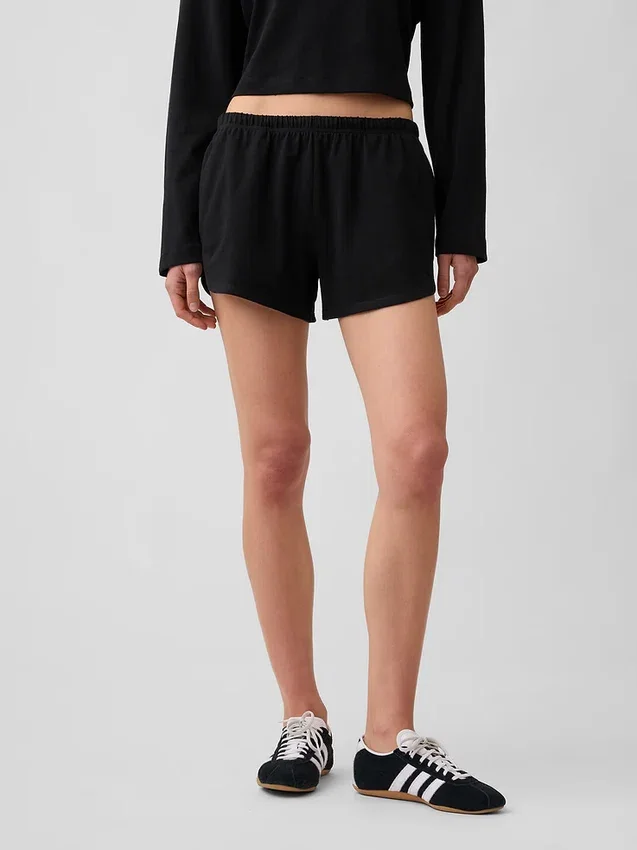 3" stickade shorts med delfinmönster