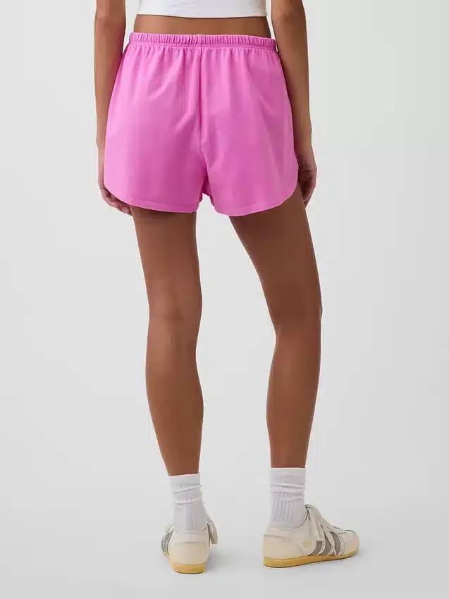 3" stickade shorts med delfinmönster