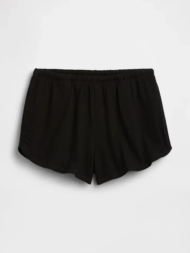 3" stickade shorts med delfinmönster