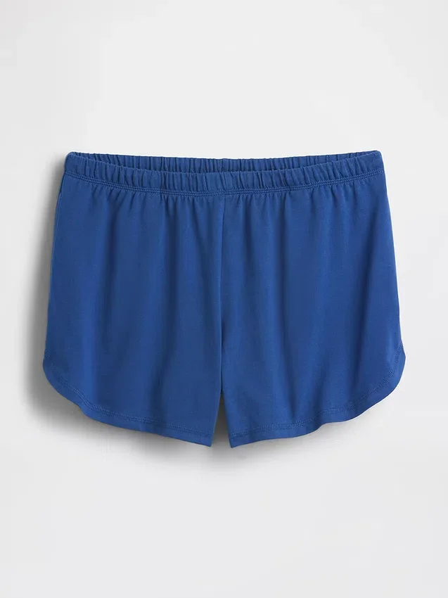 3" stickade shorts med delfinmönster