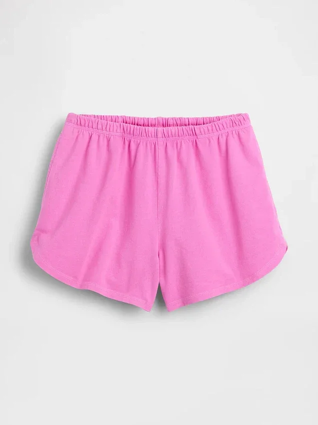 3" stickade shorts med delfinmönster