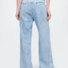 365 High Rise Ultrasoft plisserade jeansbyxor