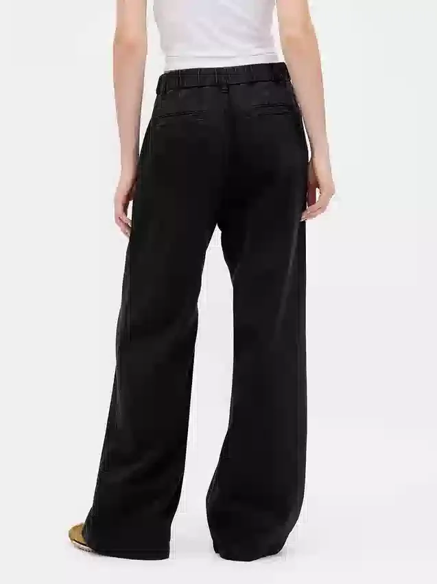 365 High Rise Ultrasoft plisserade jeansbyxor
