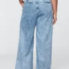 365 High Rise Ultrasoft plisserade jeansbyxor