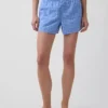 4" boxershorts i seersucker med rutmönster
