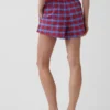 4" boxershorts i seersucker med rutmönster