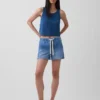 4" Denim Easy Shorts