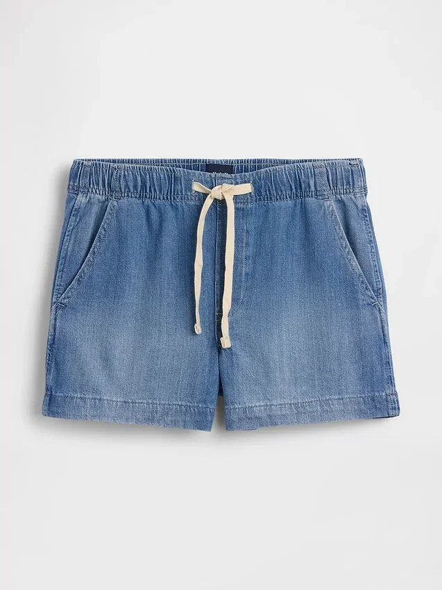 4" Denim Easy Shorts
