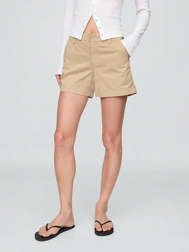 4" Downtown Shorts i khaki