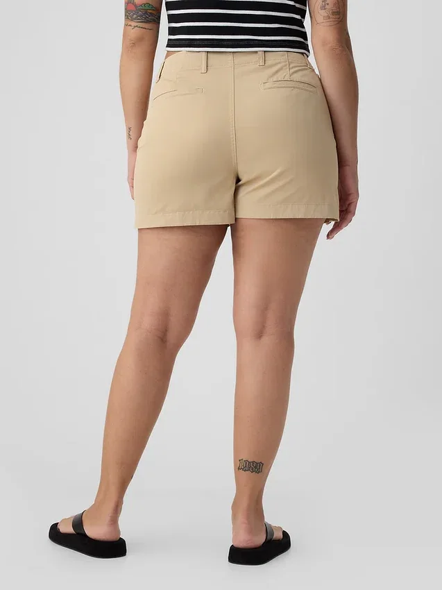 4" Downtown Shorts i khaki
