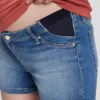 4" jeansshorts med insats för mammakläder