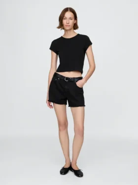 4" Mid Rise Ultrasoft Relaxed Cutoff Shorts
