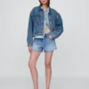 4" Mid Rise Ultrasoft Relaxed Cutoff Shorts