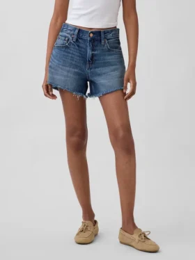 4″ Mid Rise Ultrasoft Relaxed Cutoff Shorts