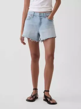 4″ Mid Rise Ultrasoft Relaxed Cutoff Shorts