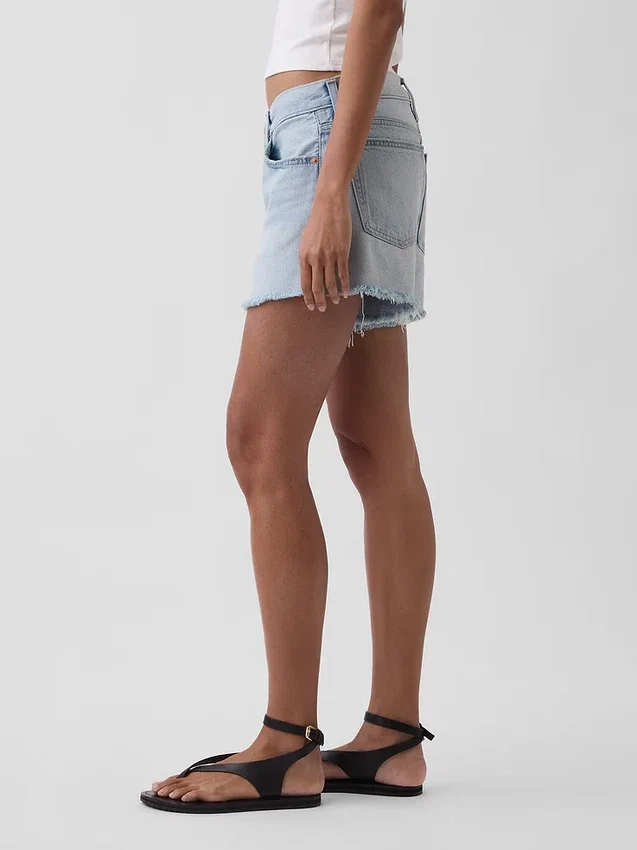 4" Mid Rise Ultrasoft Relaxed Cutoff Shorts