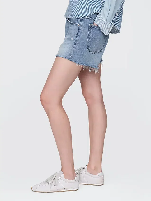 4" Mid Rise Ultrasoft Relaxed Cutoff Shorts