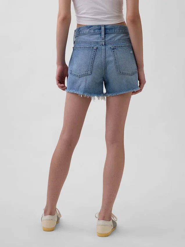 4" Mid Rise Ultrasoft Relaxed Cutoff Shorts