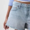 4" Mid Rise Ultrasoft Relaxed Cutoff Shorts