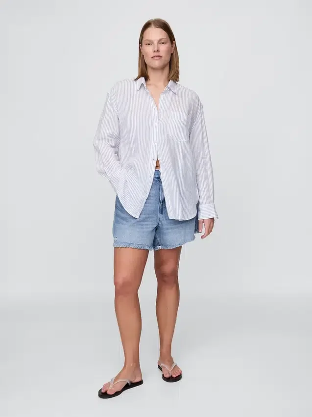 4" Mid Rise Ultrasoft Relaxed Cutoff Shorts