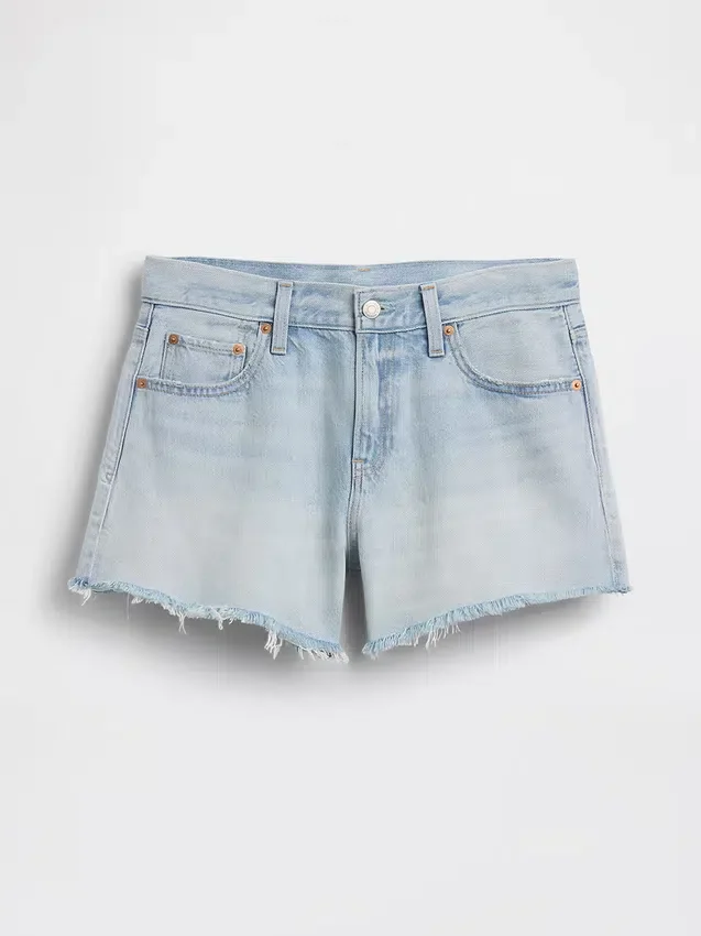 4" Mid Rise Ultrasoft Relaxed Cutoff Shorts