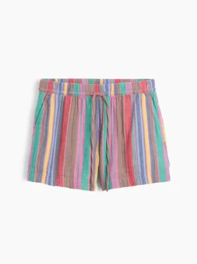 4" midhöga, bekväma Shorts i bomullsgasväv