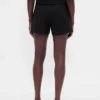 4" Shorts i linneblandning med medelhög midja
