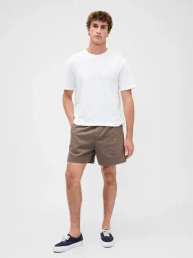 5,5" avslappnade shorts i linneblandning