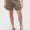 5,5" avslappnade shorts i linneblandning