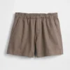 5,5" avslappnade shorts i linneblandning