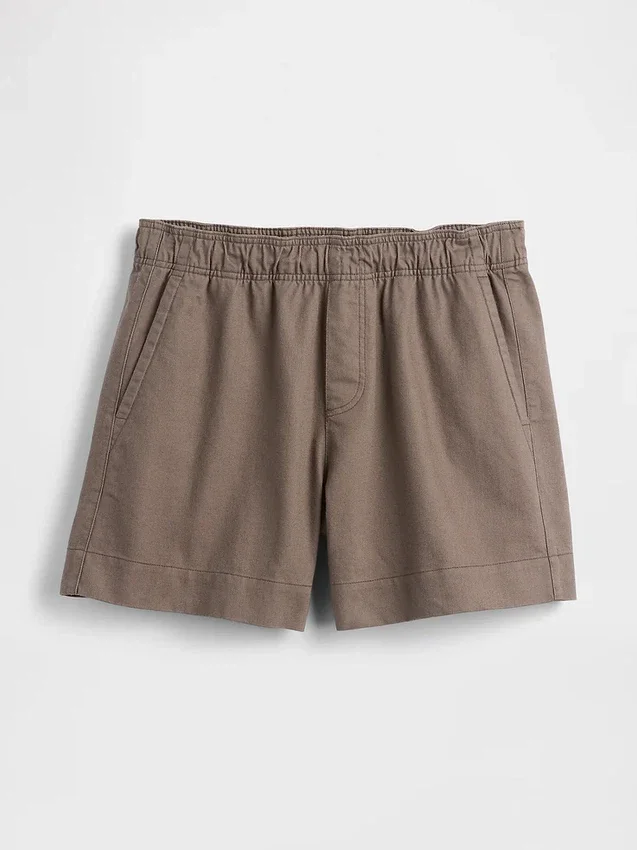 5,5" avslappnade shorts i linneblandning