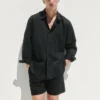 5,5" avslappnade shorts i linneblandning