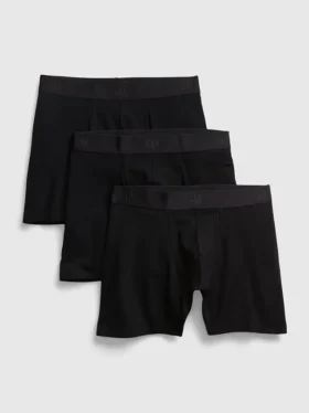 5" boxershorts i ekologisk stretchbomull (3-pack)