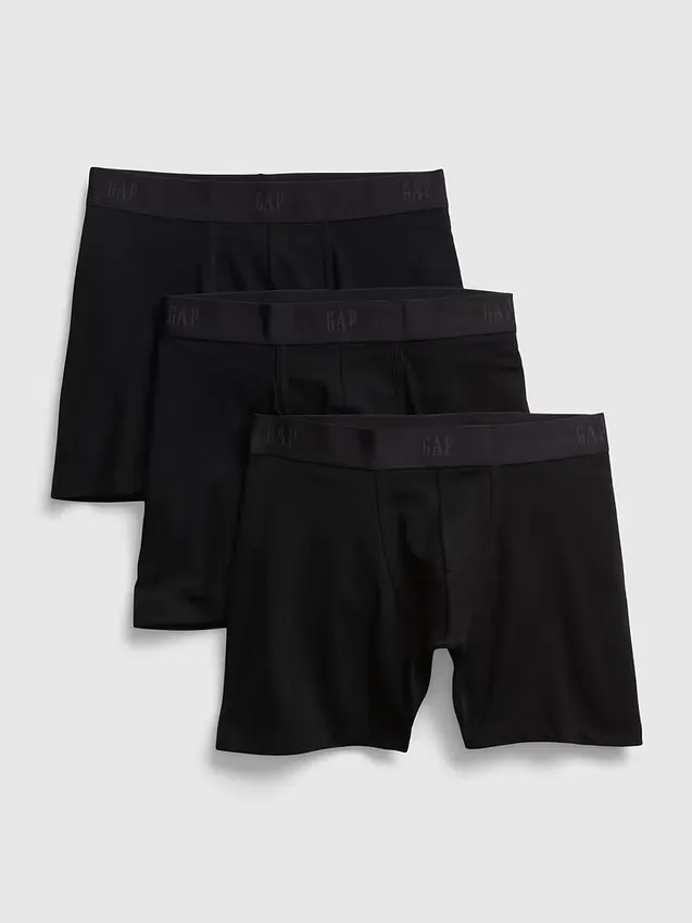 5" boxershorts i ekologisk stretchbomull (3-pack)
