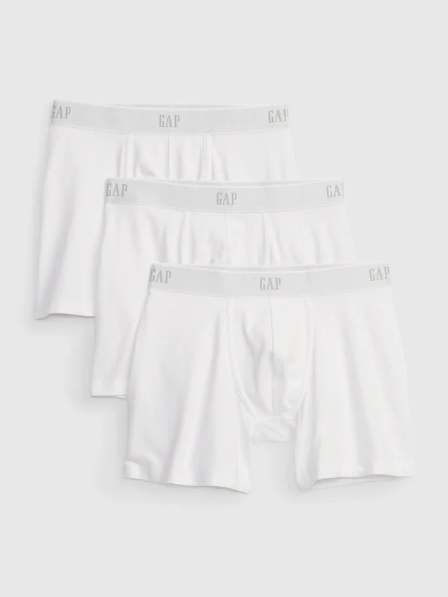 5" boxershorts i ekologisk stretchbomull (3-pack)