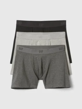 5" boxershorts i ekologisk stretchbomull (3-pack)