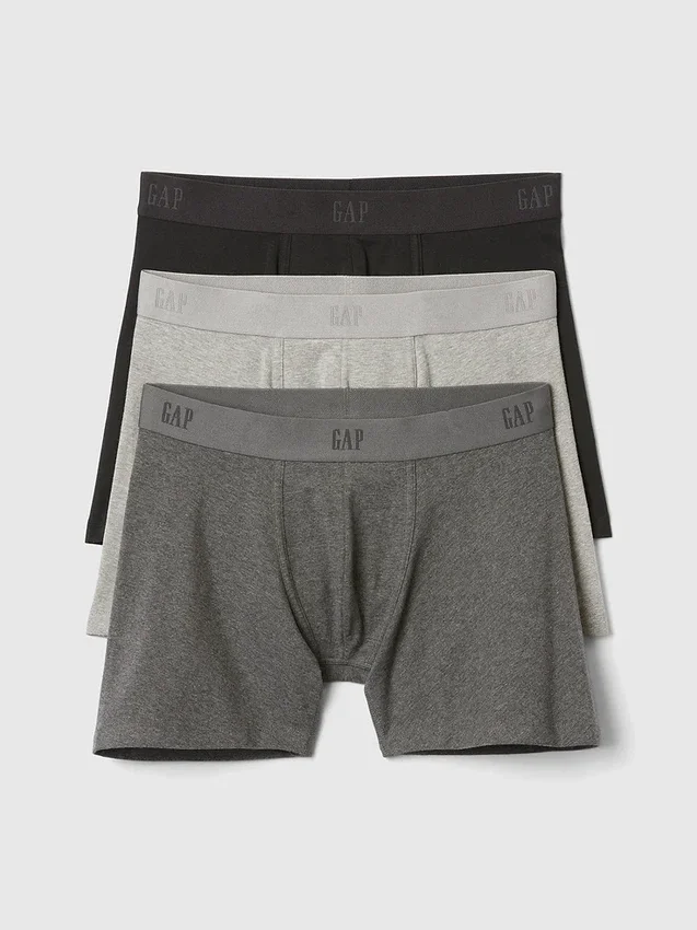 5" boxershorts i ekologisk stretchbomull (3-pack)