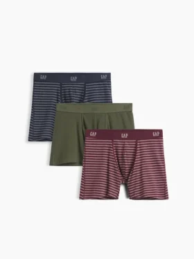5" boxershorts i ekologisk stretchbomull (3-pack)