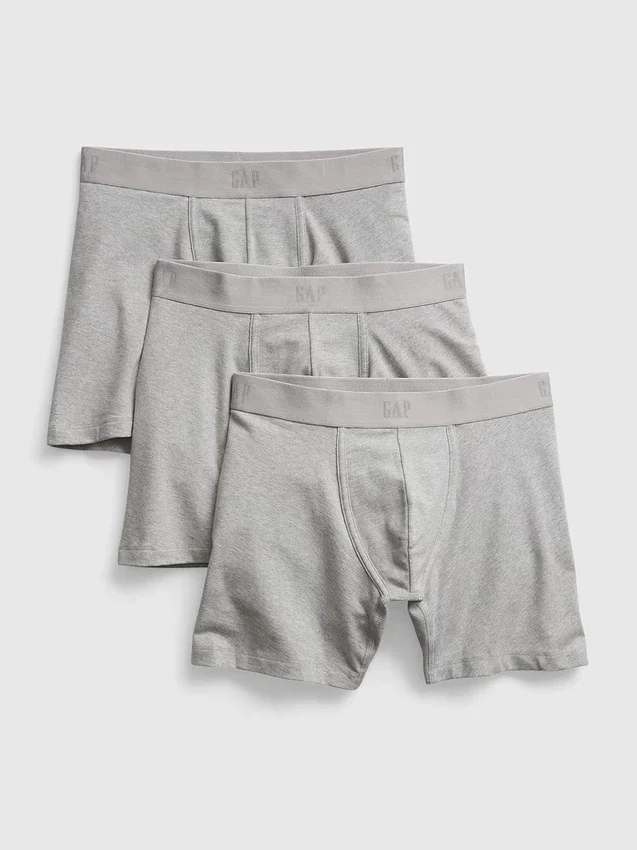 5" boxershorts i ekologisk stretchbomull (3-pack)