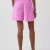 6" bekväma shorts i linneblandning